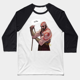 HEY BOY - god of war. Baseball T-Shirt